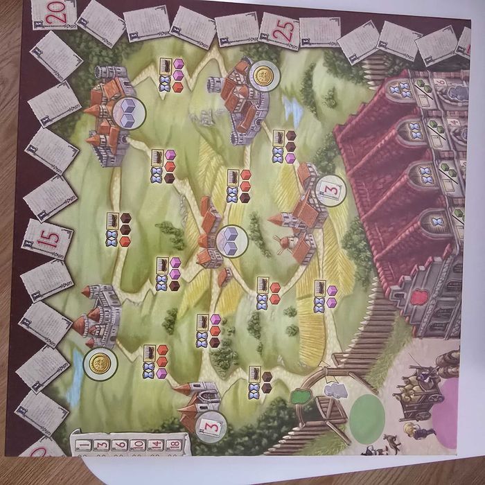 The village boardgame - joc de societate medieval