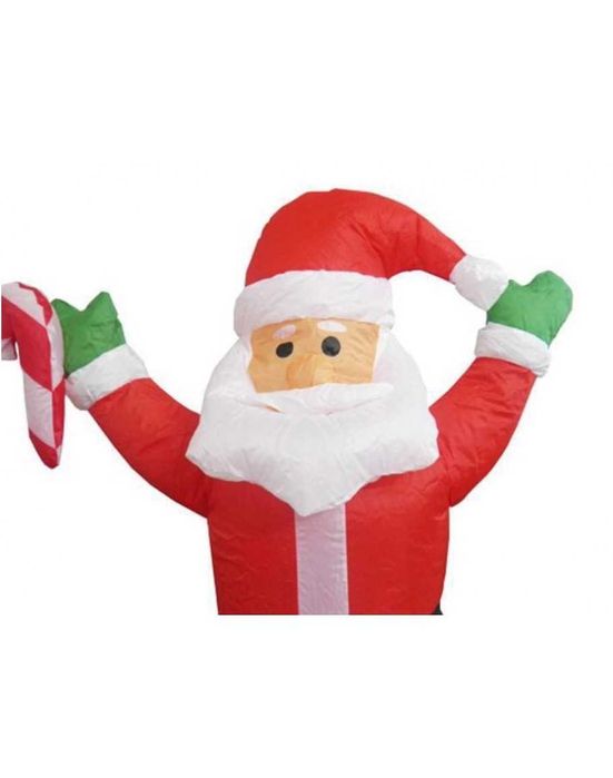 Надуваем Дядо Коледа в комин, въртящ