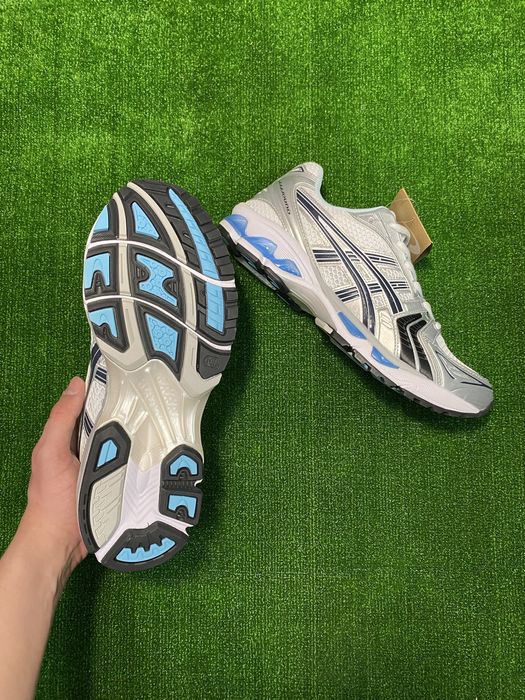 ASICS Gel-Kayano 14 White / Baby Blue – mărimea 44