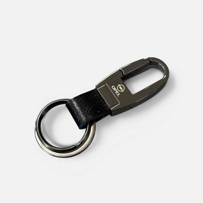 Луксозен метален ключодържател Opel / Опел – графитен стил