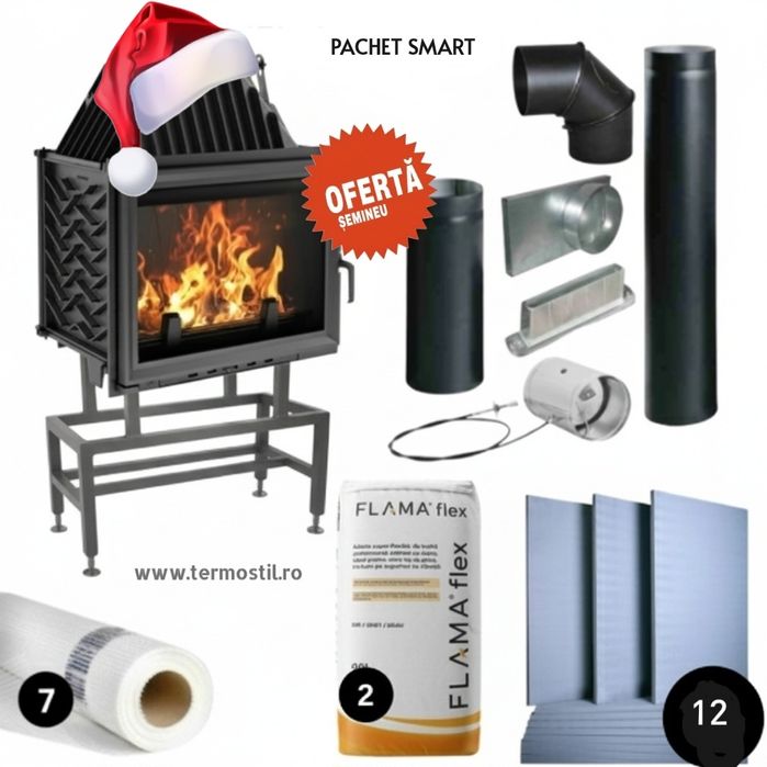 OFERTĂ SEMINEU COMPLET ( Pachet Focar 18 kw /150 kg + Materiale )