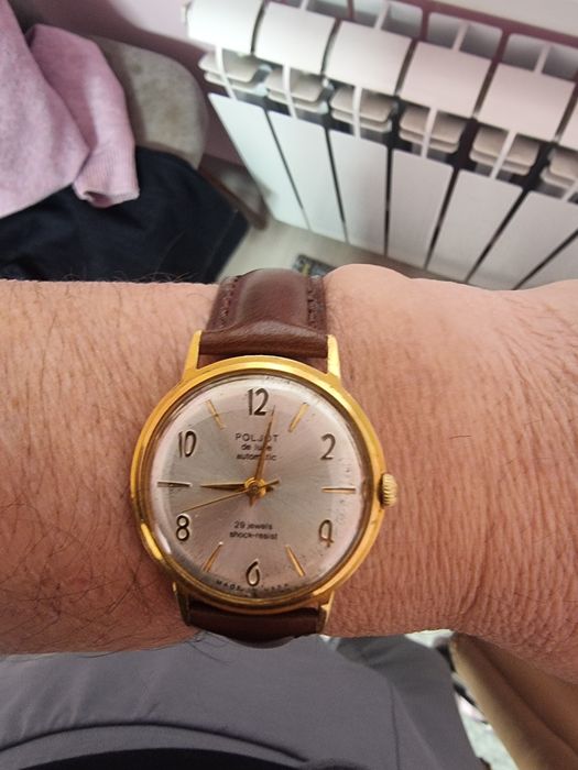 Позолоченные часы  Ракета