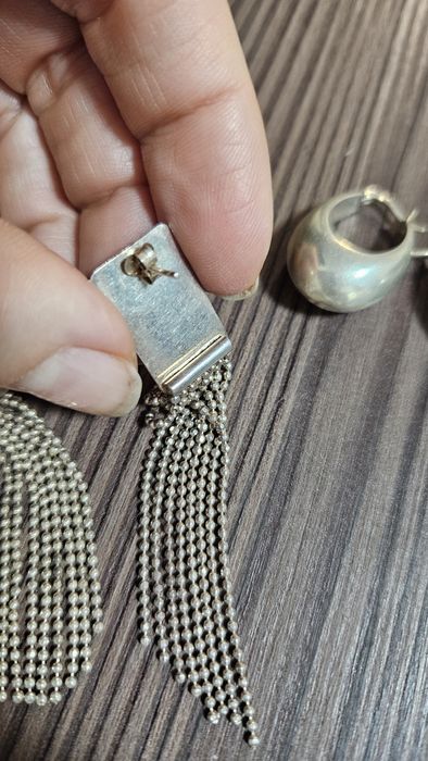 Серьги, пусеты серебро 925 пробы