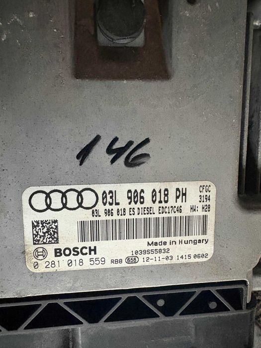 Компютър еку ecu електронен блок двигател Ауди Ку3 2.0тди 177кс CFGC