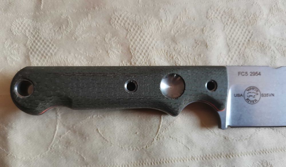 Легендарният White River Firecraft FC5 (CPM-S35VN / Green Micarta) –USA, Чисто Нов!