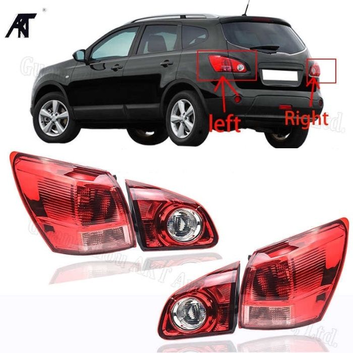 Запчасти Фонарь задний NISSAN QASHQAI 06-10 комплект и по отдельности