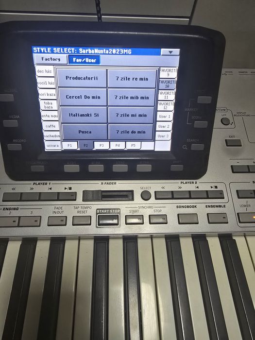 Set korg pa3 mem 256 /pa600 96 mb/pa800256 pa300 32 mb/Automat introdu