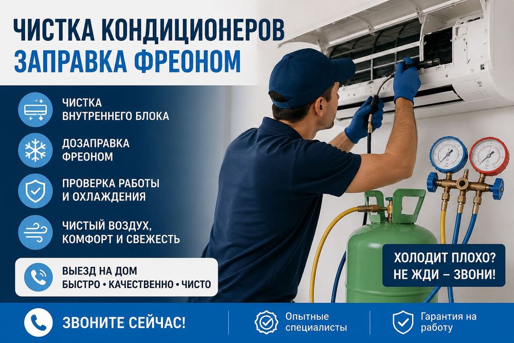 Ремонт Чистка кондиционера