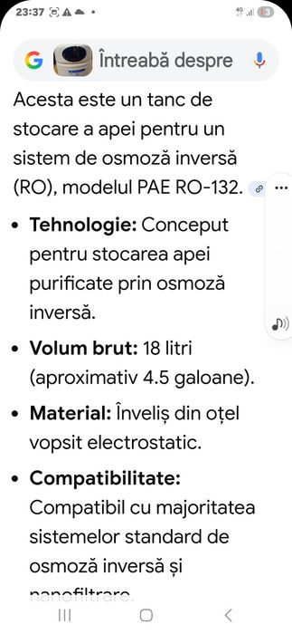 Osmoza inversa  tank pae ro-132