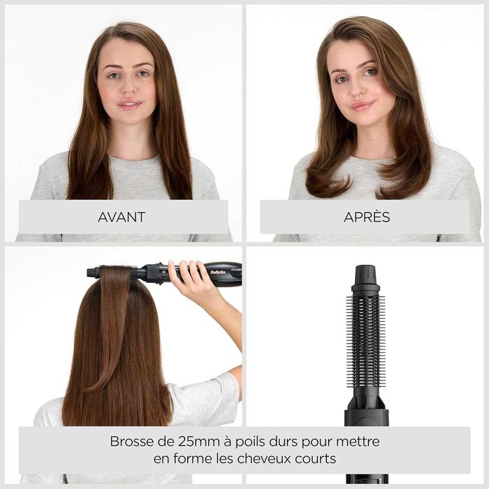 Четка с горещ въздух BaByliss Smooth Finish AS122E, 1200W