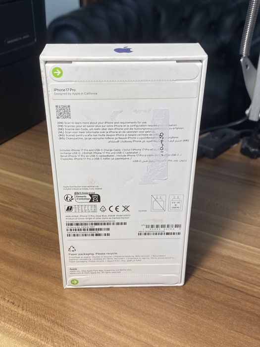 iPhone 17 Pro• 256 GB • Deep Blue