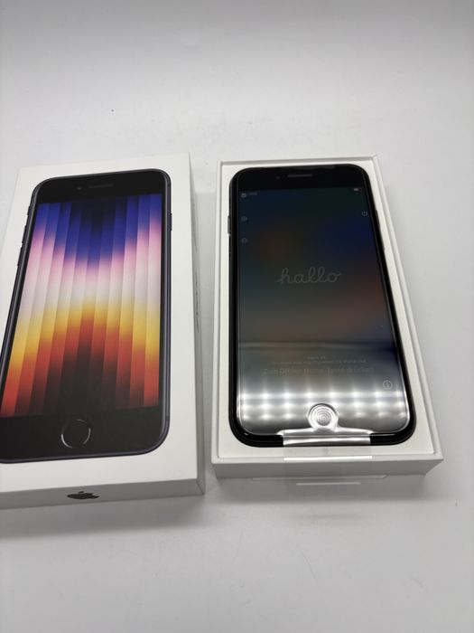 iPhone SE 3 Black, 64Gb - NOU Desigilat + Garantie