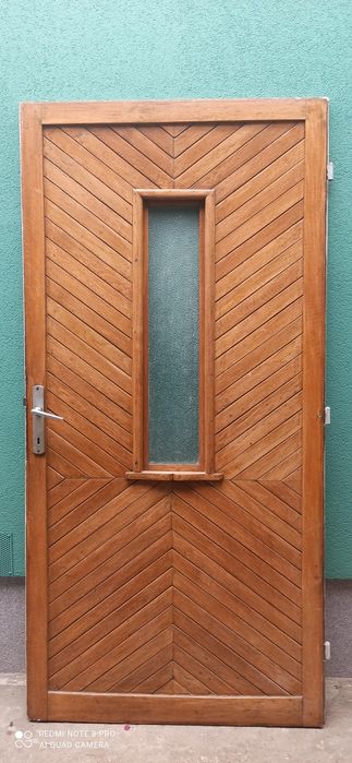 USA exterior din stejar cu toc și prag, dreapta