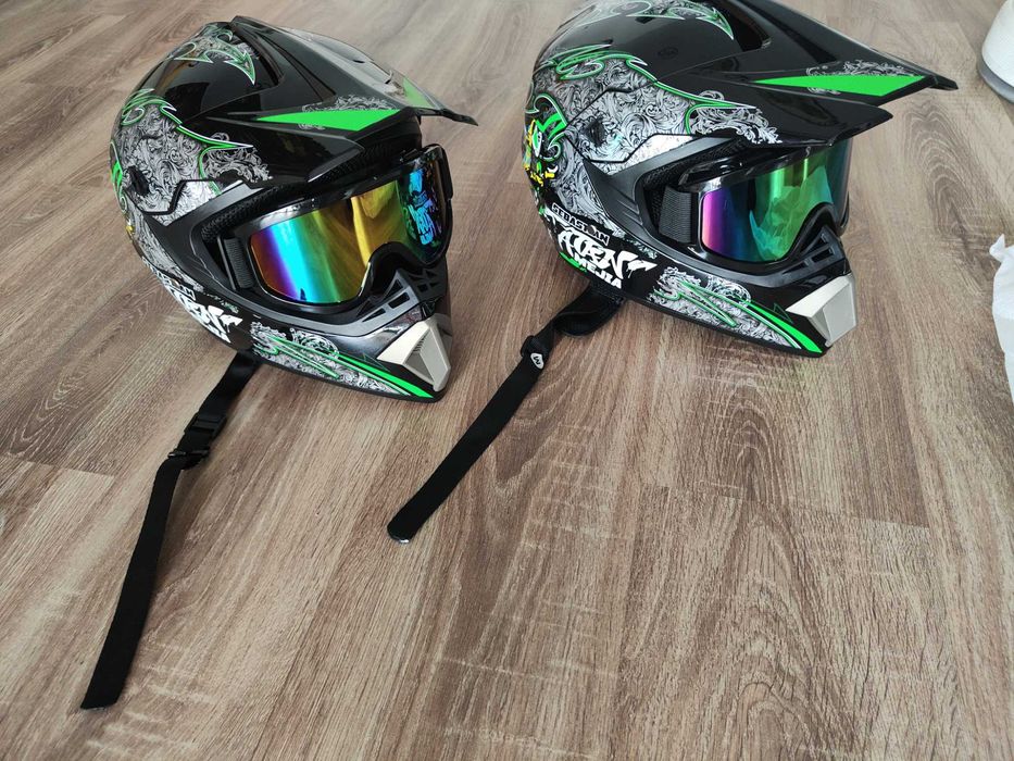 Set Casca Cross cu Manusi, Ochelari, Cagula, Bytelike, Pentru Motociclete, Dirt Bike, Enduro, ATV, Marimea S,M,L,XL Casca moto copii sau adulți