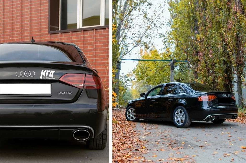 Difuzor Bara Spate si Tobe Audi A4 B8 (2007-2011) Sedan Avant RS4 Look