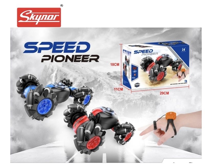 Masinuta de cascadorie cu telecomanda si ceas