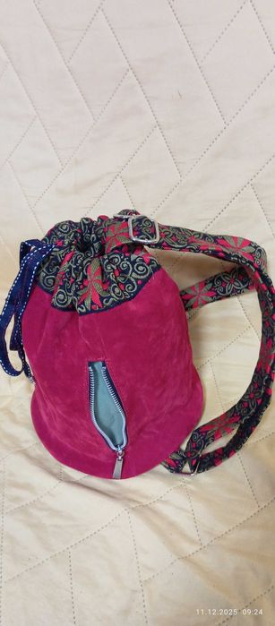 Чанта,раница,коледна идея,ръчна изработка,естествени материали