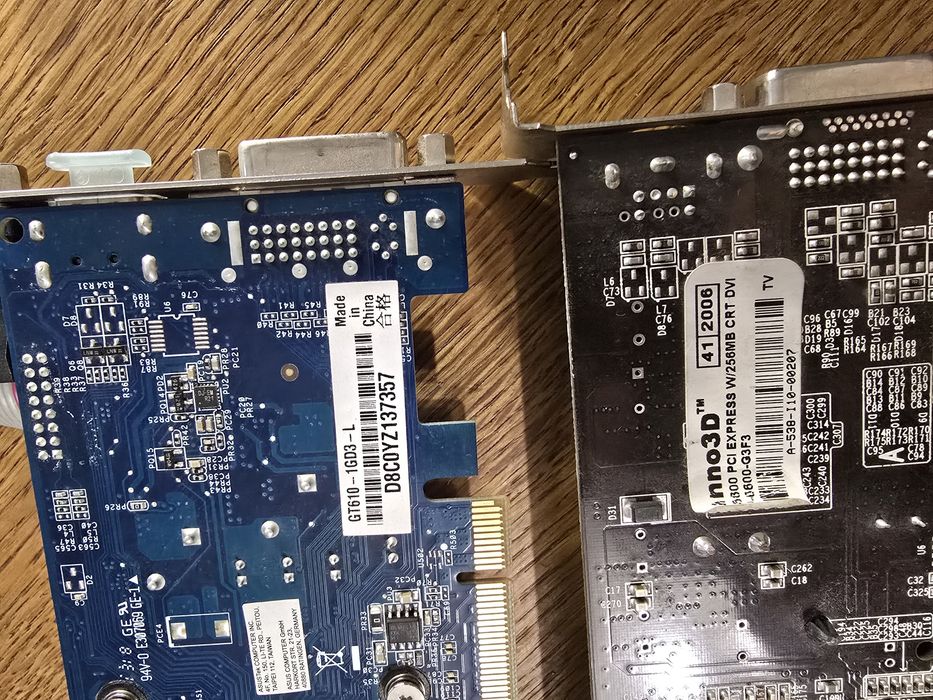 Разные видеокарта