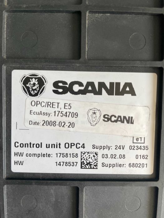Calculator cutie viteze Scania OPC/RET4  cod 1754709, 1758158, 1478537