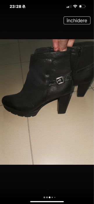 Botine de dama YFK, din piele