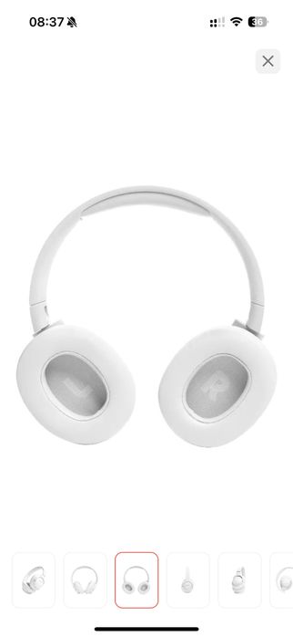 JBL наушник новый белый