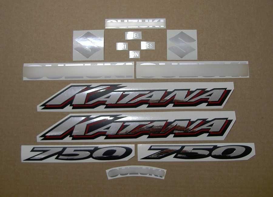 Стикери Сузуки 750 Катана 2000г.-2007г. Suzuki Katana gsxf к1 лепенки