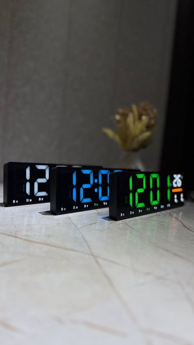 Электронная часы настенная  Bluetooth 39×11