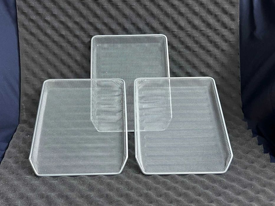 Метален органайзер за документи - Поставка за документи -  с 3 рафта