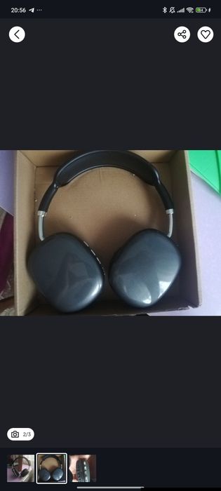 Наушники чёрные новые