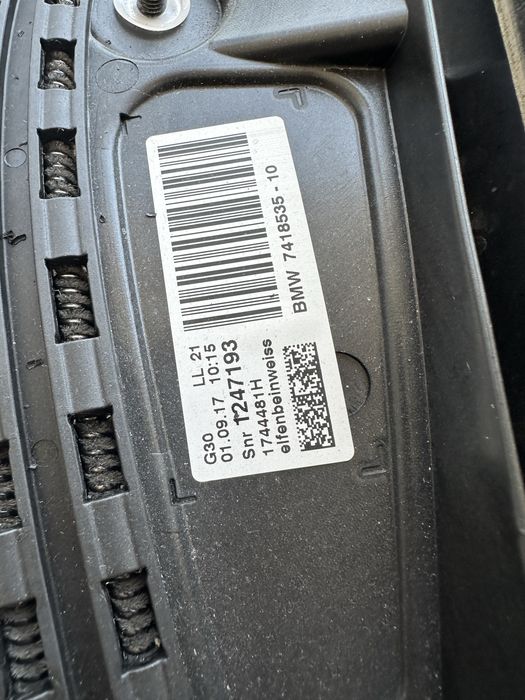 Bmw G30 люк таван