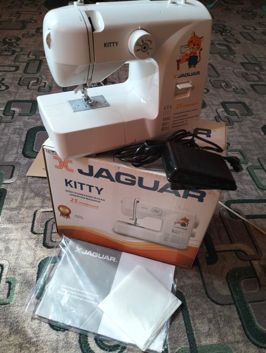 Продам за 40000т новую швейную машинку Jaguar 25 операцией делает