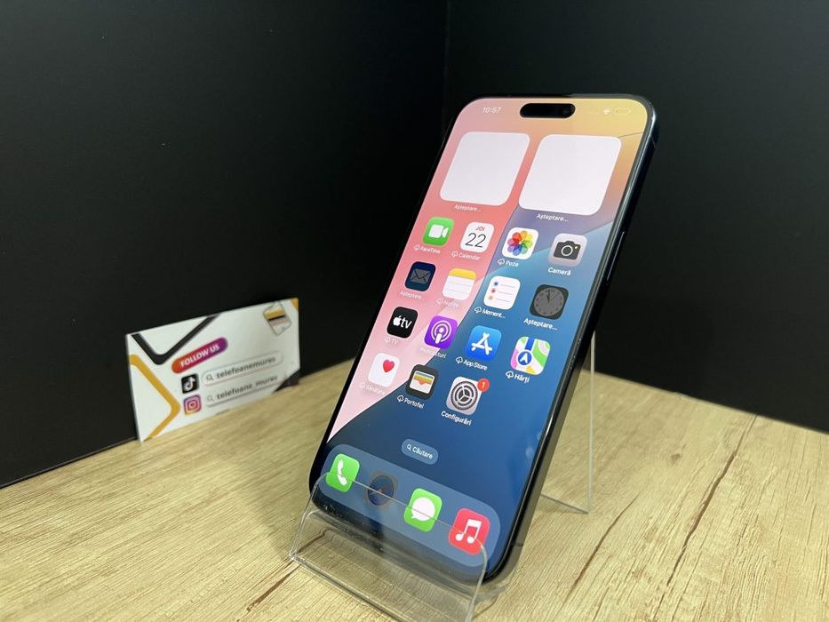 Iphone 15 Pro Max 256Gb Blue Titanium Second-Hand Foarte Bun 3 ani gar