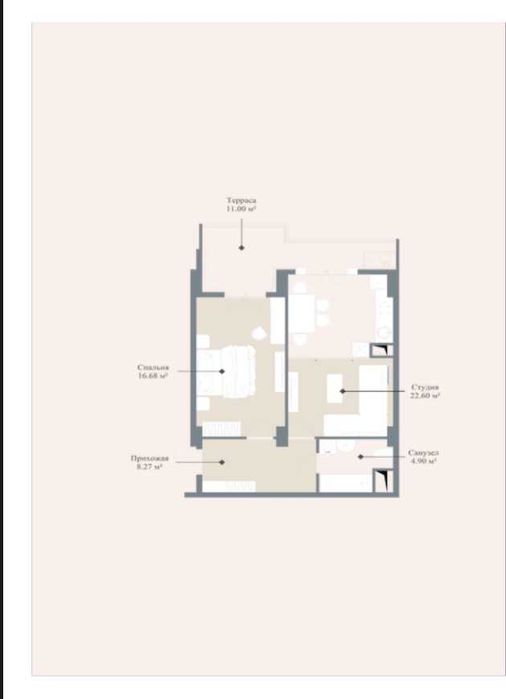 Алайский 2/9/14, 57 м² ЖК Imperial Club City на Ц-2 Ц-5. Супер Цена