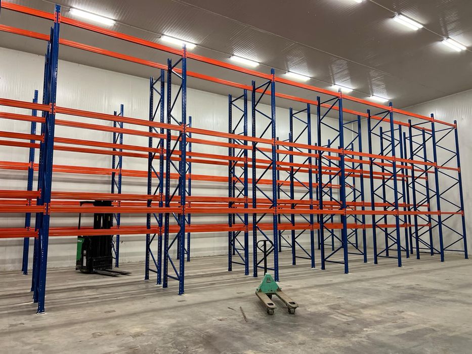 НОВИ и ИЗПОЛЗВАНИ палетни стелажи за склад