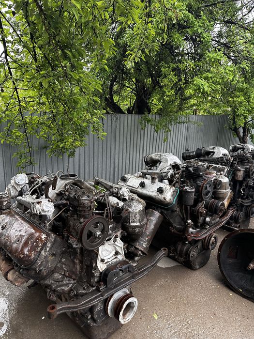 Двигатель МАЗ с кпп комплект
