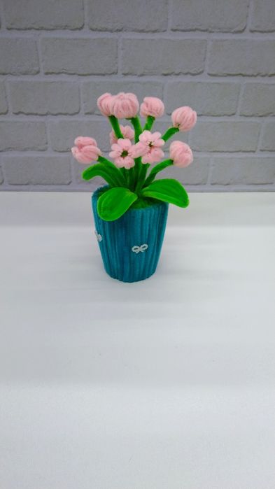 Тюльпаны из синельной проволки