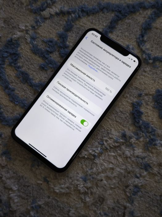 iPhone x 64gb 100%