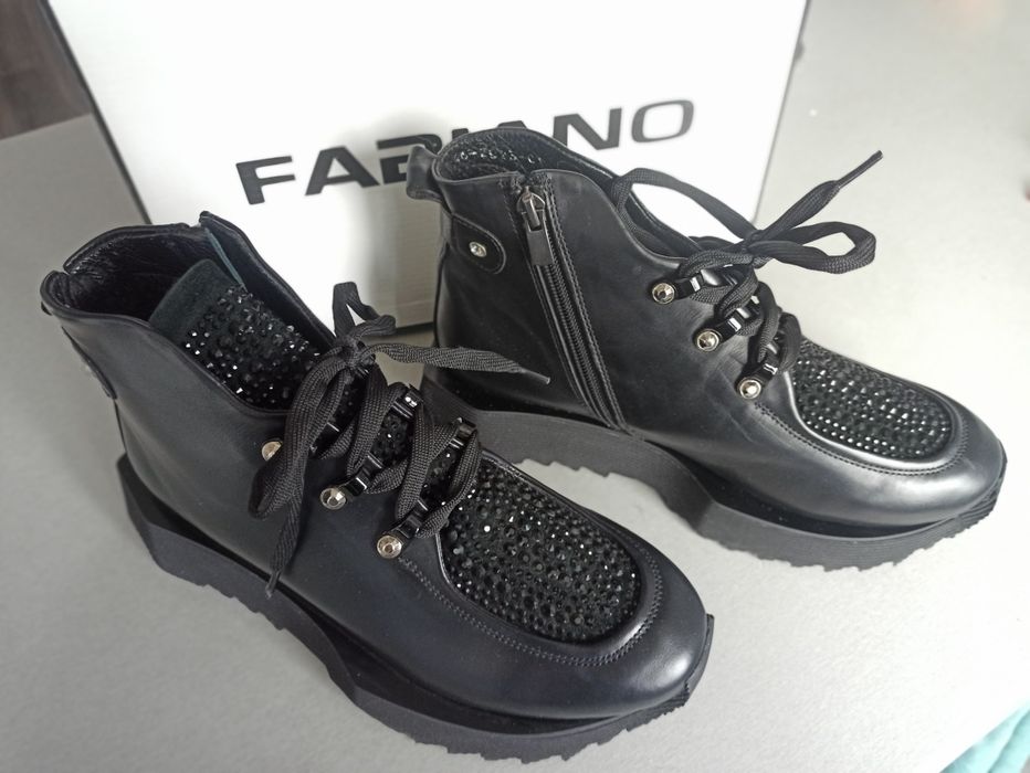 Дамски боти Fabiano естествена кожа,38н.