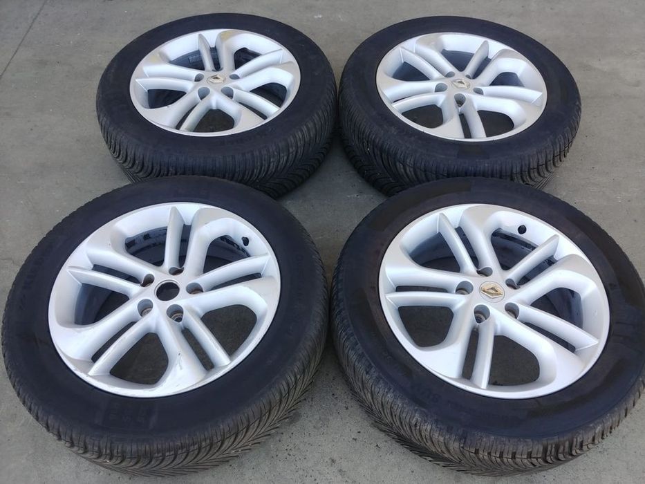 set jante aliaj r18 cu anvelope m+s 225/55r18  renaut koleos 2 2016-2023 403005871r  403007704r