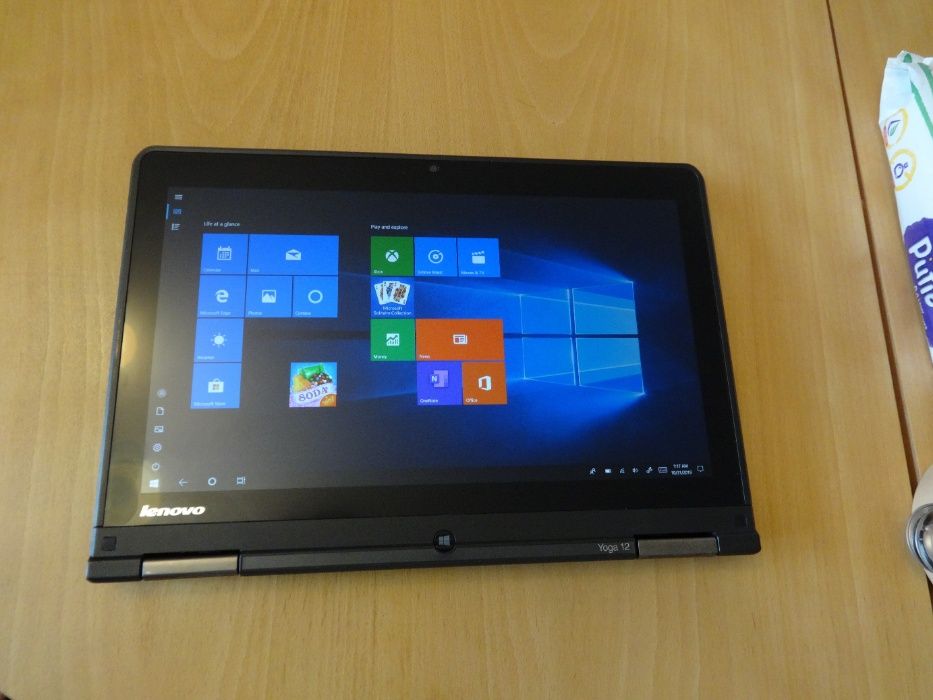Таблет и Лаптоп 2в1 Lenovo ThinkPad Yoga 12 - 12.5" - i7-4510U/RAM 8GB