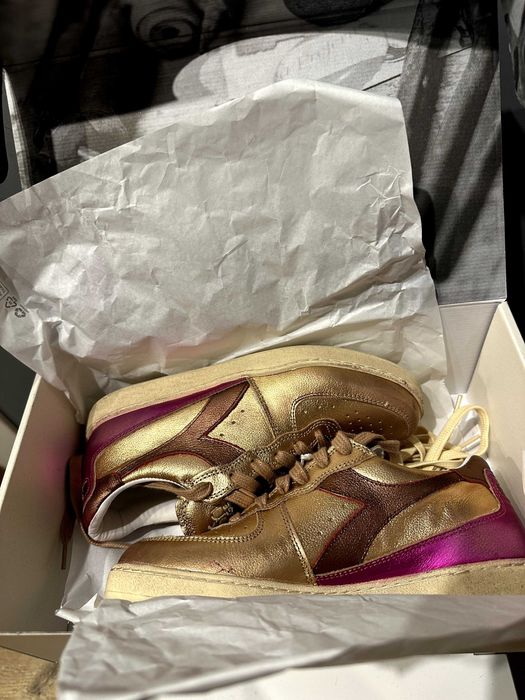 Diadora mi basket low metallic