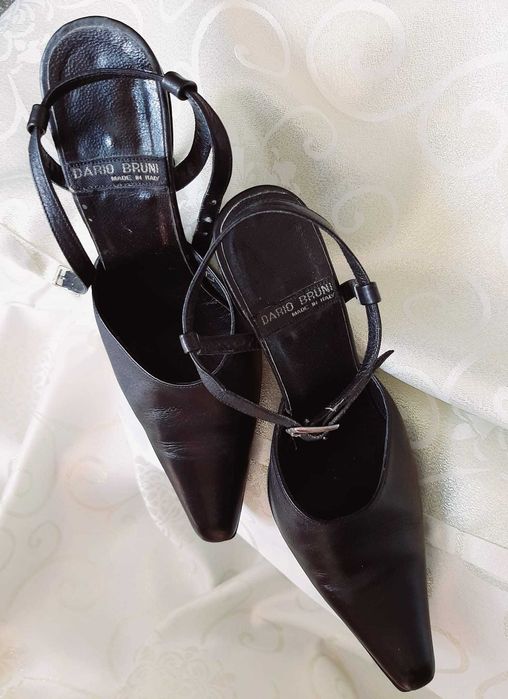Елегантни официални обувки Dario Bruni /Дарио Бруни/  N35 в черен цвят