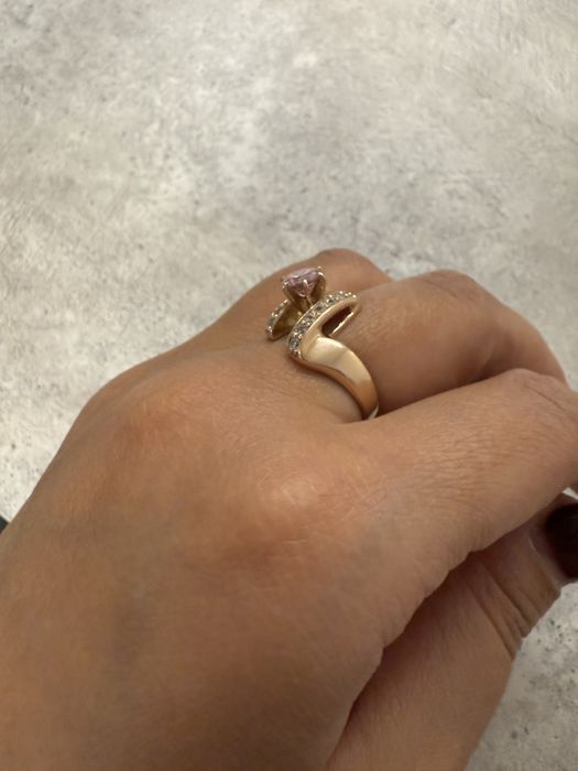 Золотое кольцо 16.5 размер 585 проба