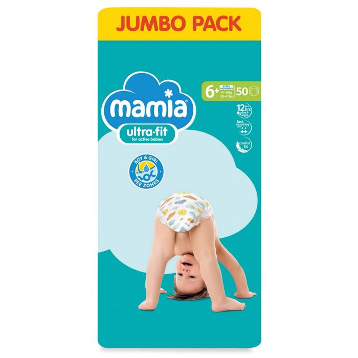 Scutece -MAMIA nr 6 si 6+, pachete mari , calitate premium