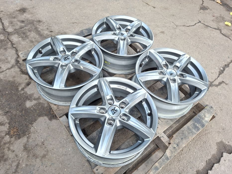Като Нови 15" 5Х112мм Brock, 5X112 Немски Алуминиеви джанти
