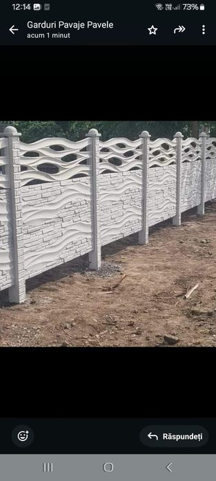 Gard garduri beton Dâmbovița