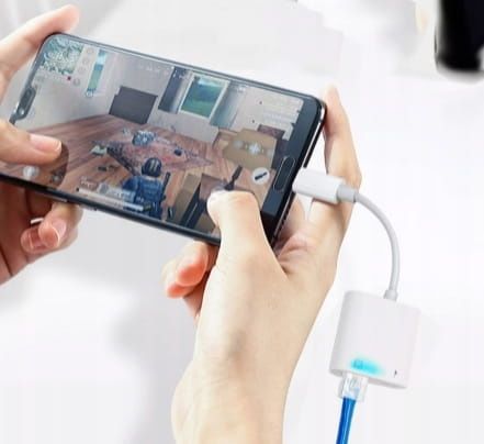 Adaptor lightning to ethernet(RJ45)