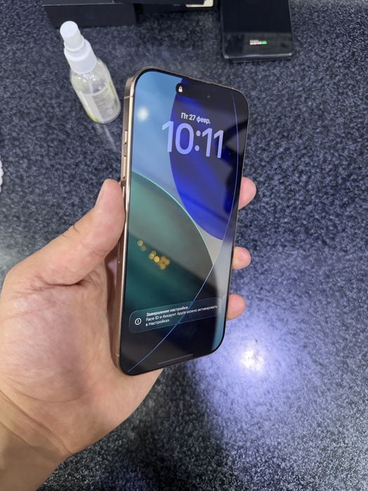 iphone 16 pro max 93% 256g hotira karopka dak bor
