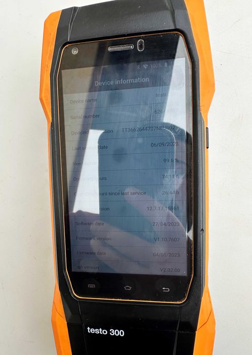 Testo 300 Longlife с bluetooth - Газ анализтор с тъч скрийн перфектен!