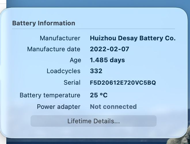 MacBook Pro 16" (2022) M1 Pro, 16GB RAM, 512GB SSD